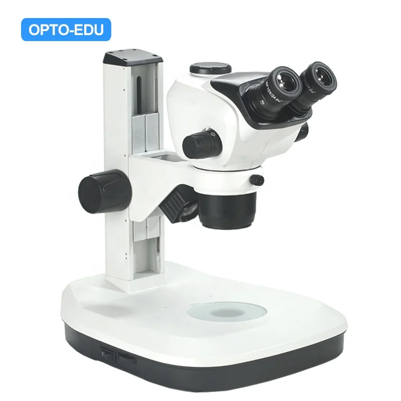 OPTO-EDU A23.2604-BL New Design Triocular Continuous Binocular Educational Anatomical Plastic Microscope Stereo Zoom