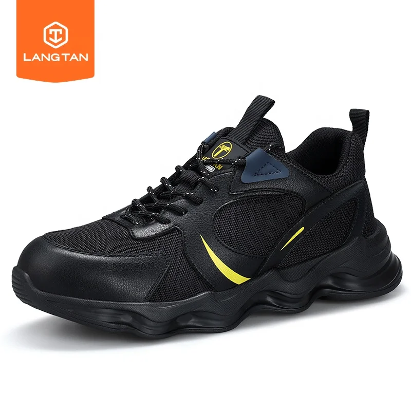 LANGTAN Lightweight Safety Shoes Fast Delivery European Standard Steel Toe Sports