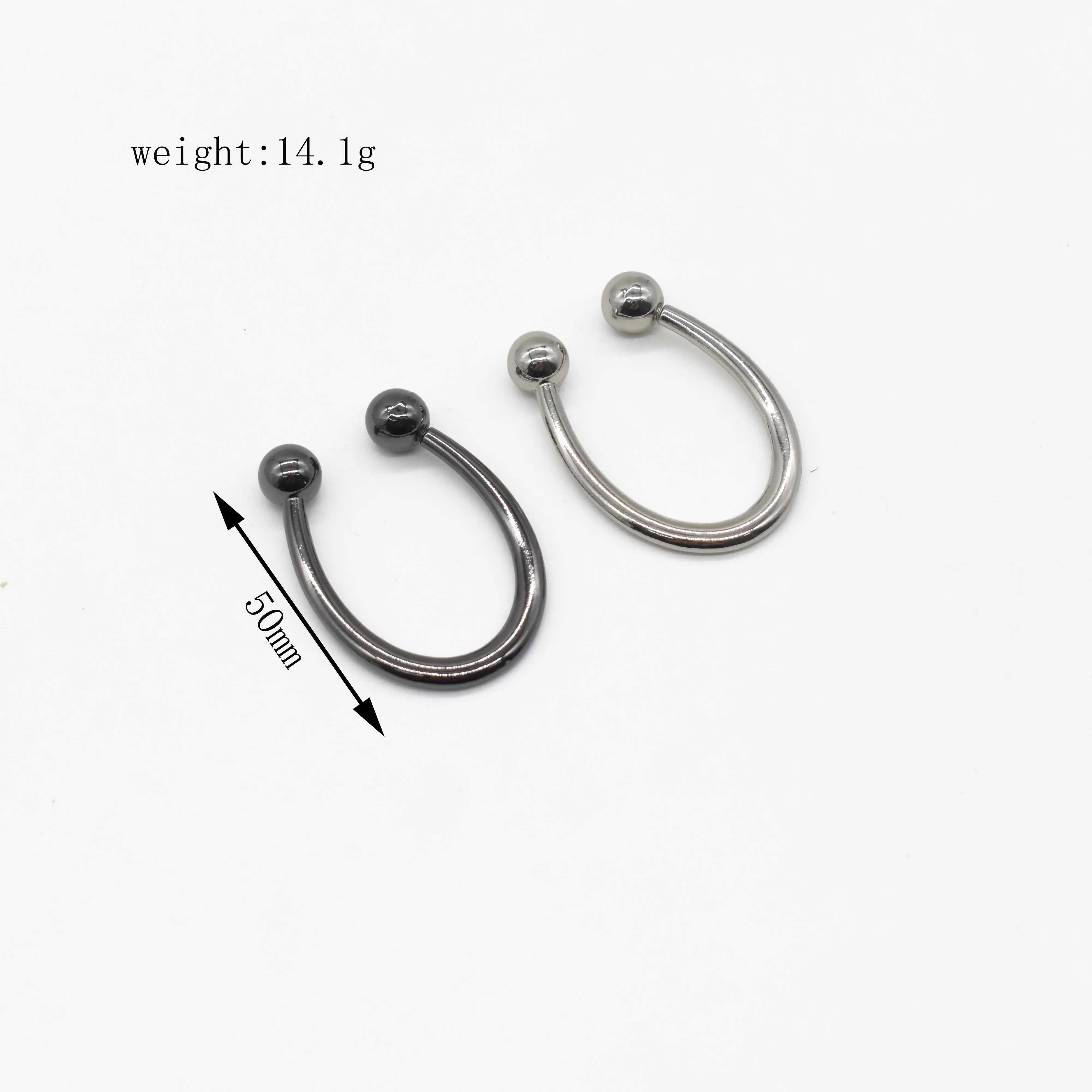 Hot Sale Custom Decoration Metal Gold U Shape Buckle  Bikini Connector For Women Garment/Swimwear