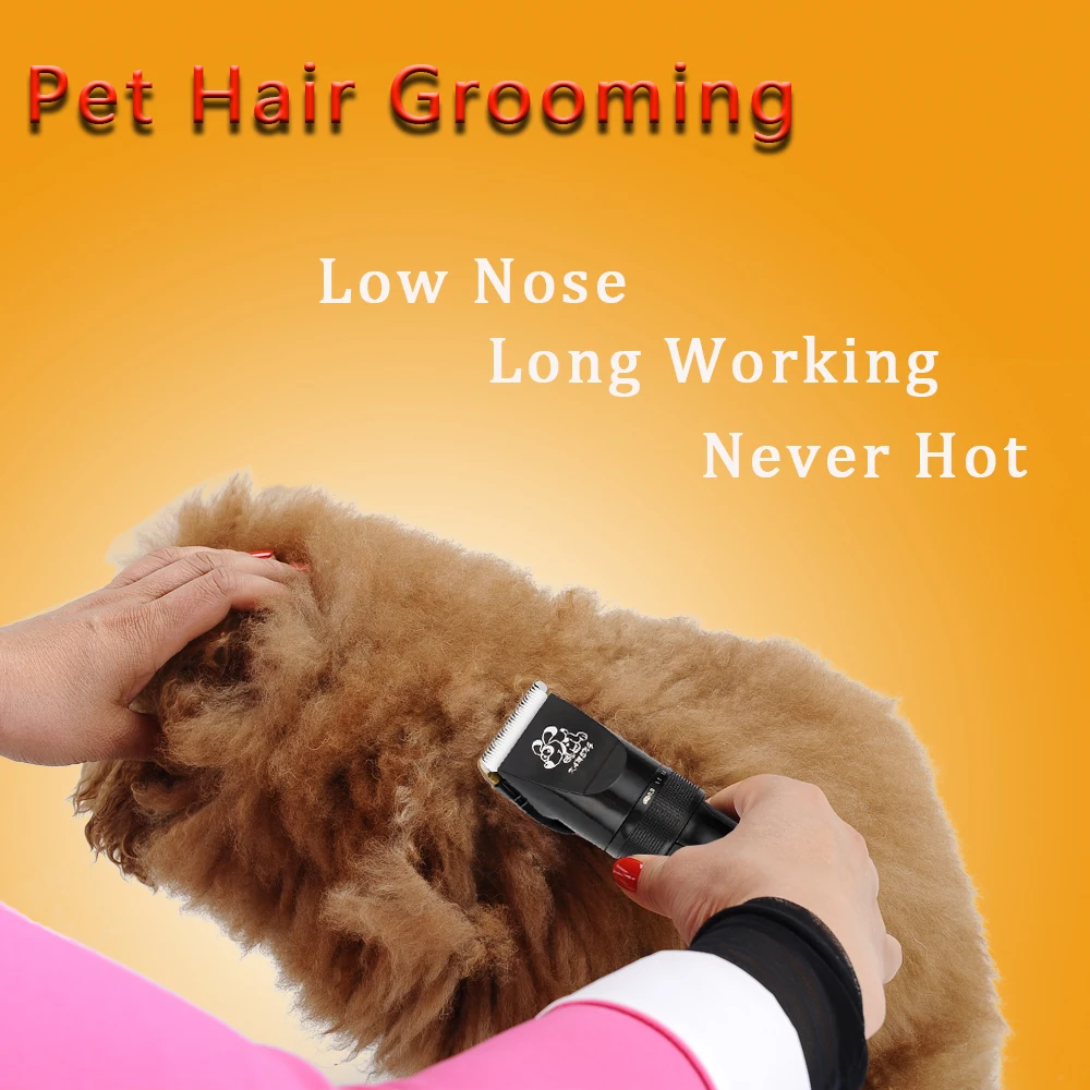 MRY Professional Dog Grooming Pet Hair Clippers Clippers & Blades Rechargeable Pet Trimmer Color Box Black or Customized CE Rohs