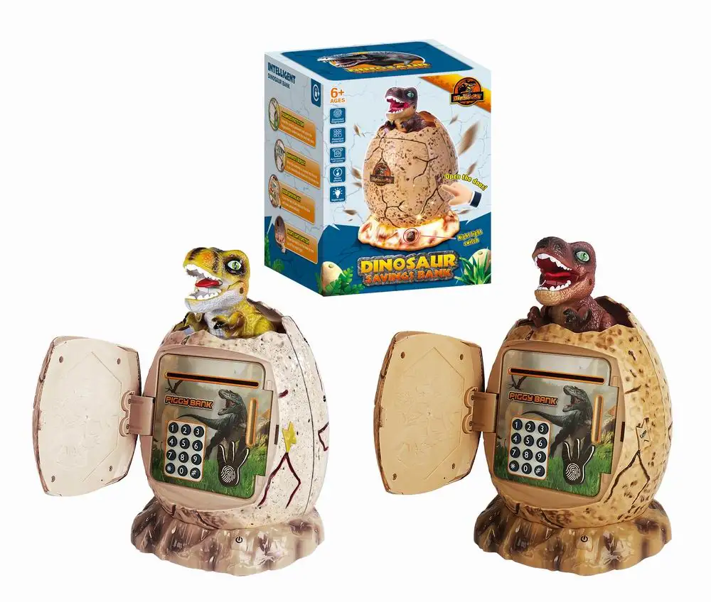 Gift Toy for Kids Code Piggy Banks Mini ATM Electronic Save Money Coin Bank Box for Children Password Lock Case Dinosaur