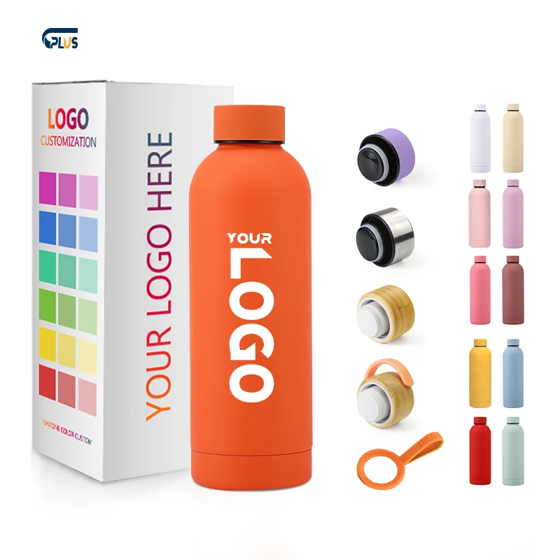 Custom Logo 500/750/1000ml Thermal Vacuum Gym Sports Water Bottle Double Wall Insulated Drink Fashion Hot Cold Water Bottle