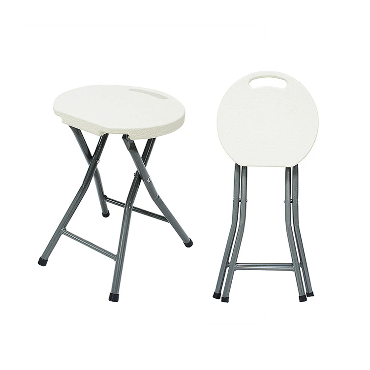 Portable Comfort Wedding Molded Furniture Foldable Cheap Patio Small Retractable Mini Plastic Folding Stool