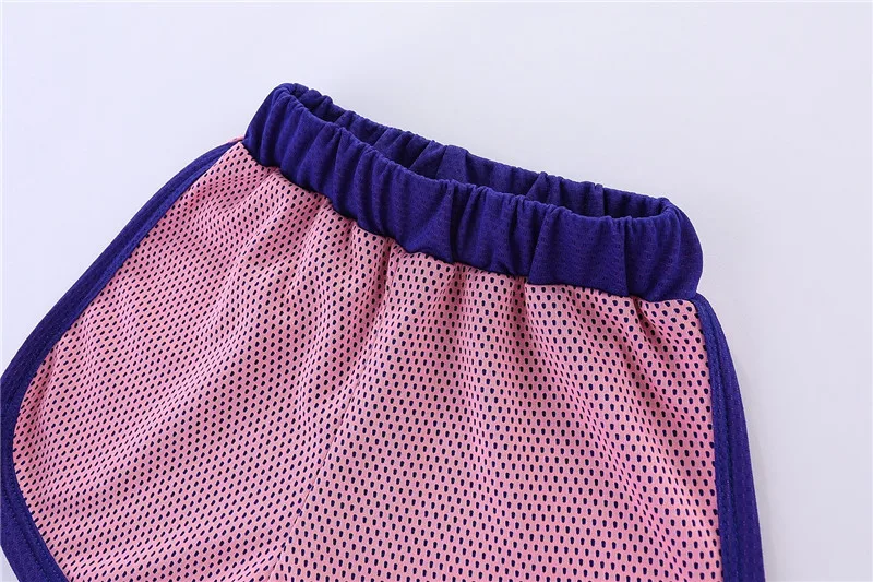 Hot Sale boys 100% polyester wearable mesh tracksuit sleeveless O-neck shorts 2 pieces set basketball sets for kid