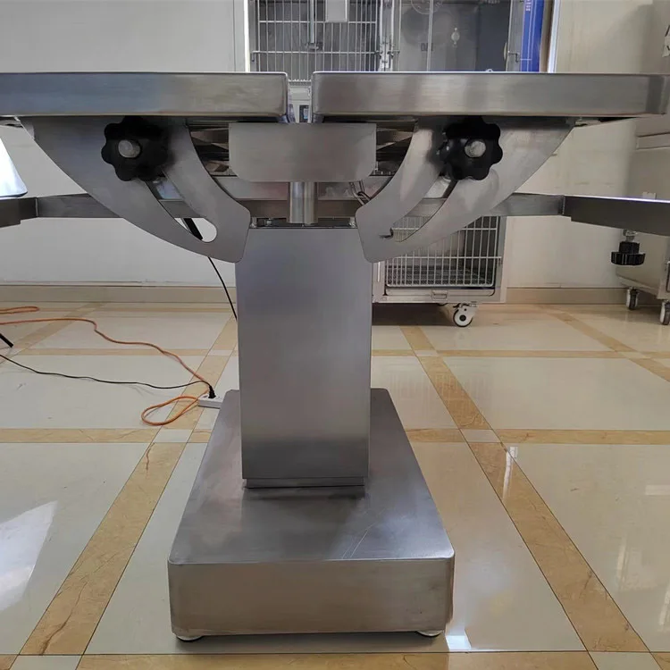 V Shaped Veterinary Operating Table Electric Lift V  Vet Surgery Table For Vet Clinic