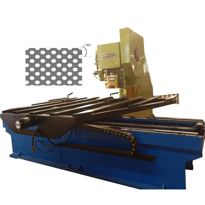 Full automatic perforating mesh hole punching machine