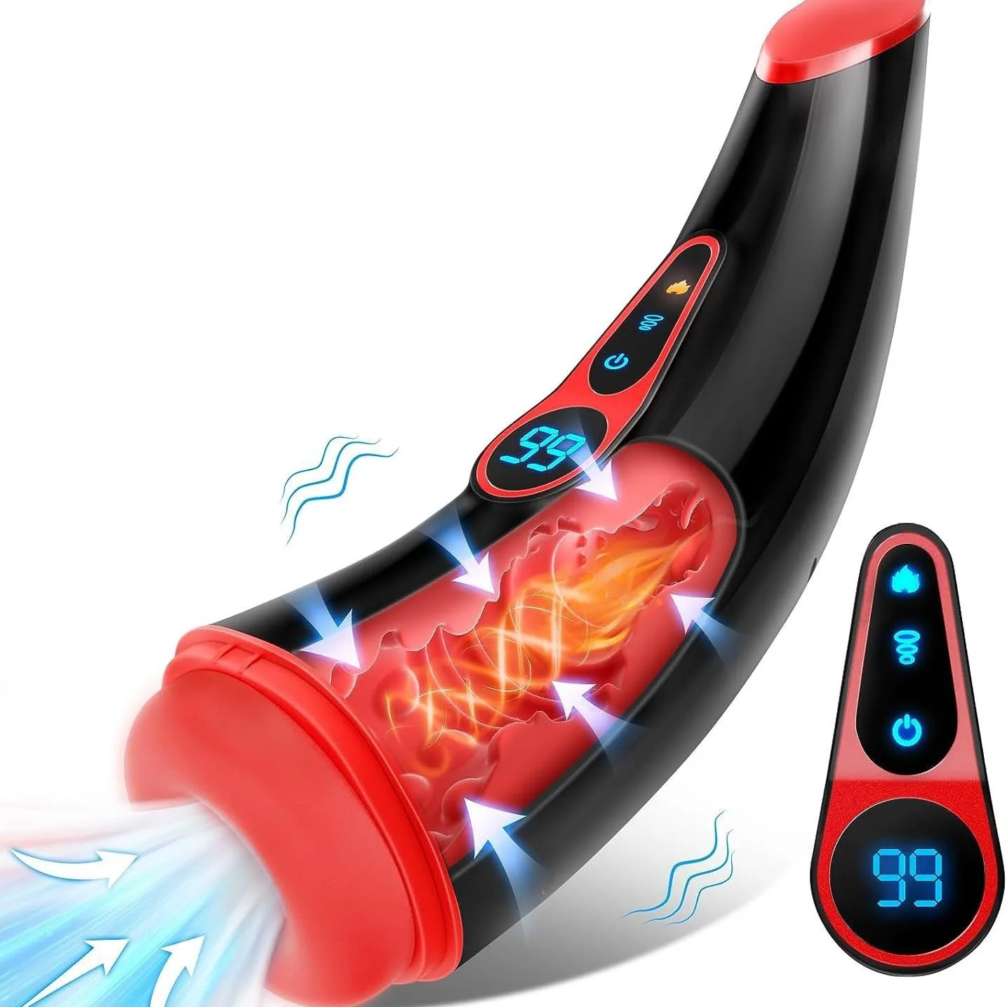 hot selling Sucking Artificial Vagina Masturbator Men Masturbation Sex Toys  Penis Massager penis trainer For Man