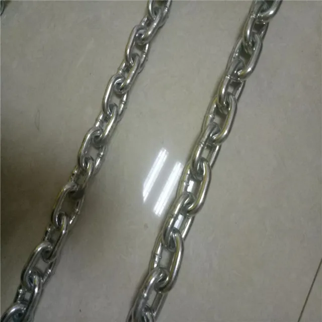 wholesale DIN766 chain galvanized link chain welded link chain