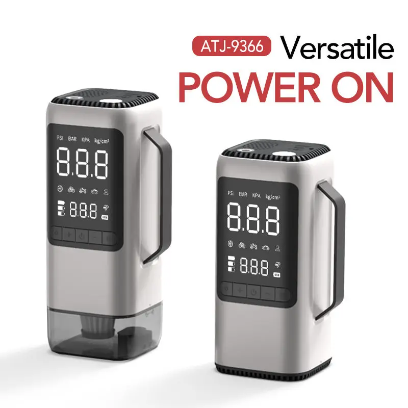 Integrated outdoor portable high-power multi-functional tire inflator starting power 8000mah car vacuum cleaner blower