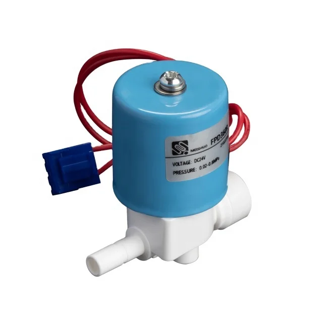 Meishuo FPD360R electric solenoid valve with water dc12v g1/2 for coffee machine