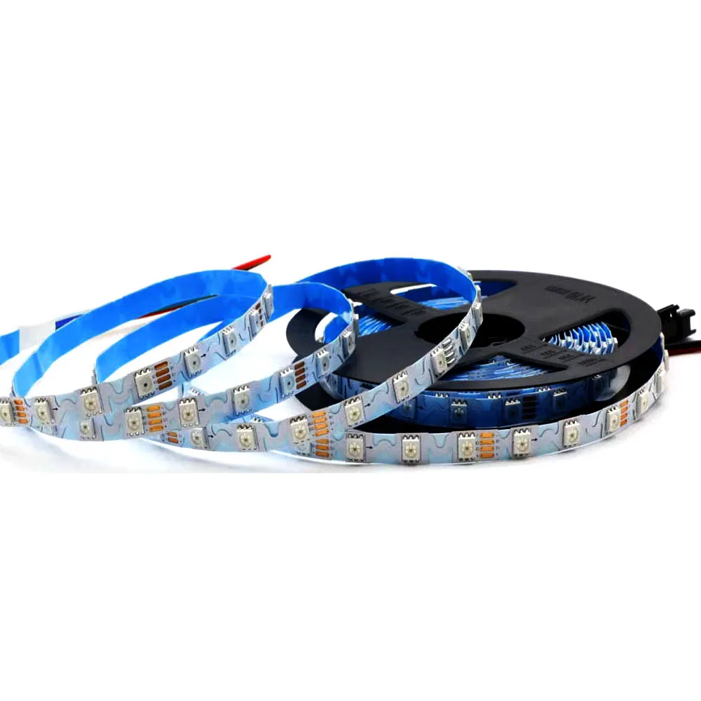 SK6812 addressable digital pixel magic strip light DC12V 5mm smd 3535 84LEDs/meter rgbic s shape led strip for advertising board