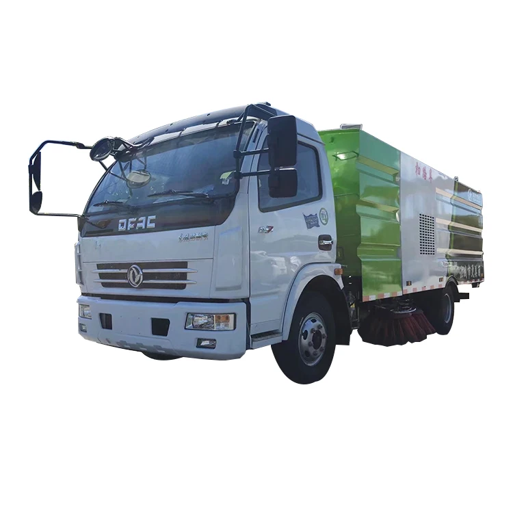 
DongFeng truck mounted street sweeper road flusher truck 