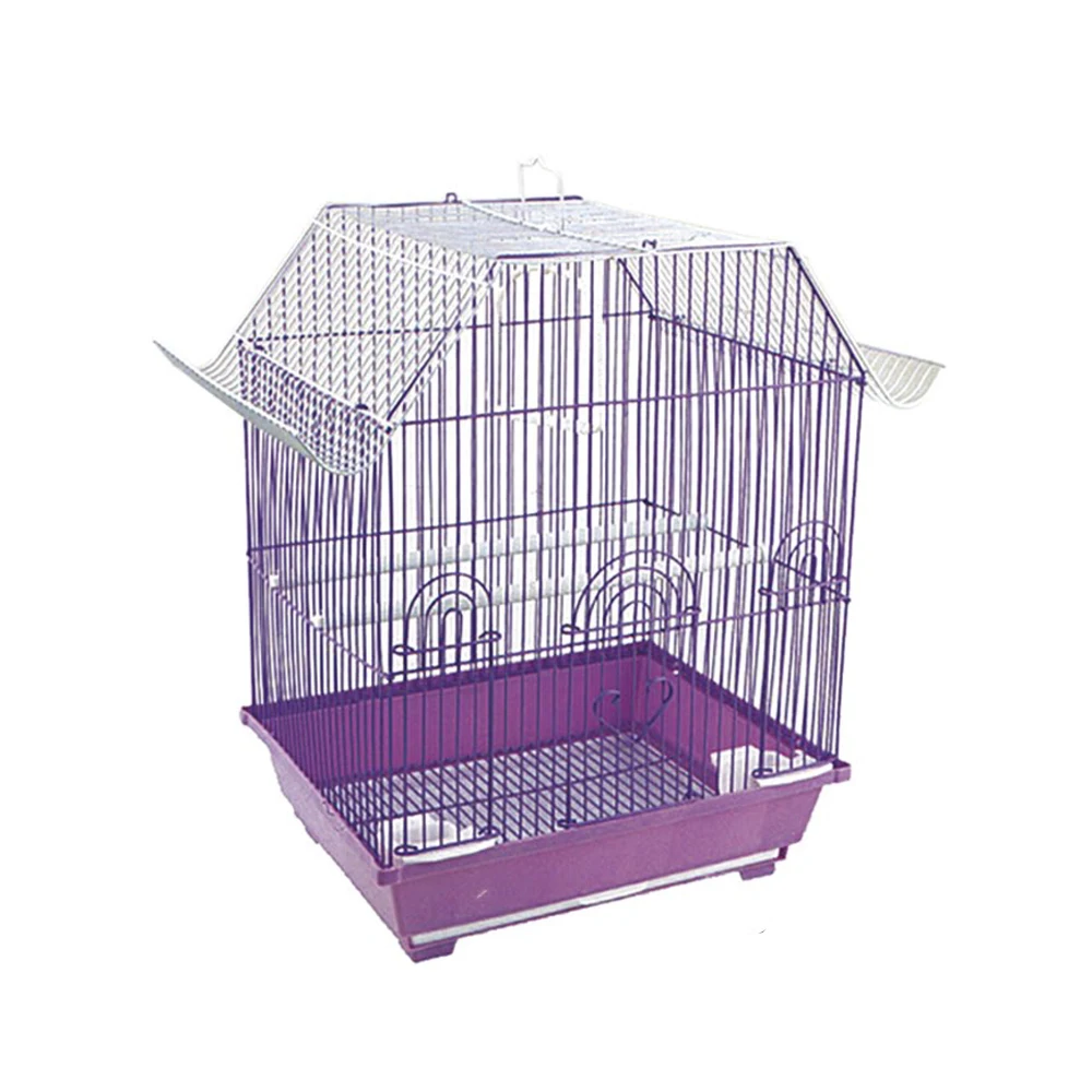 Folding Metal Splicing Birds Nest House Hanging Bird Cage Custom Portable Multiple Color Iron Big Birdcages for Finch