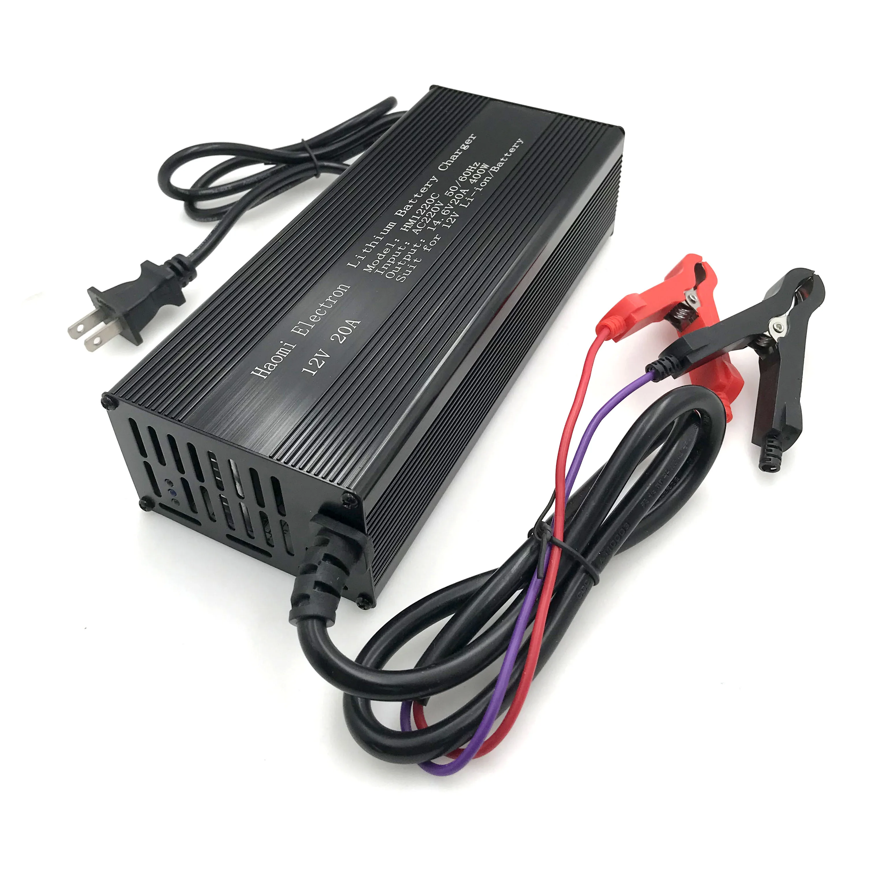 12V 24V12AH Lead acid Battery Charger 6 display lights 10A 20A trickle charger smart battery charger manufacturer