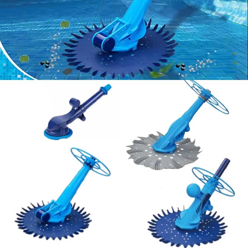Strong Suction Automatic Energy-Saving Pool Filter Cleaner with Extra Vacuum Head for Inground Pool Cleaning