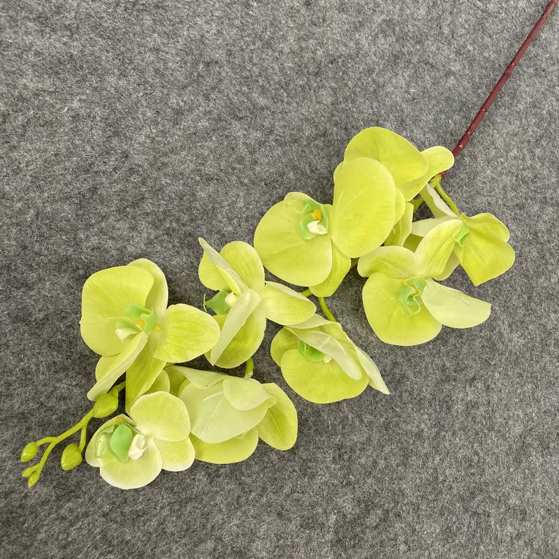 Artificial high simulation butterfly orchid for home wedding decoration phalaenopsis bouquet