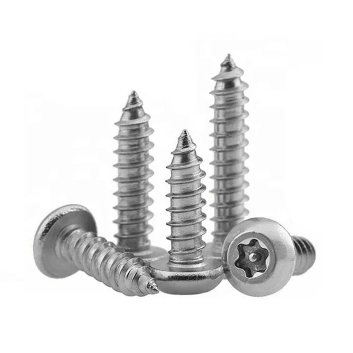 ISO 14585 SS 304 316 Torx Socket Pan Head Tapping Screws