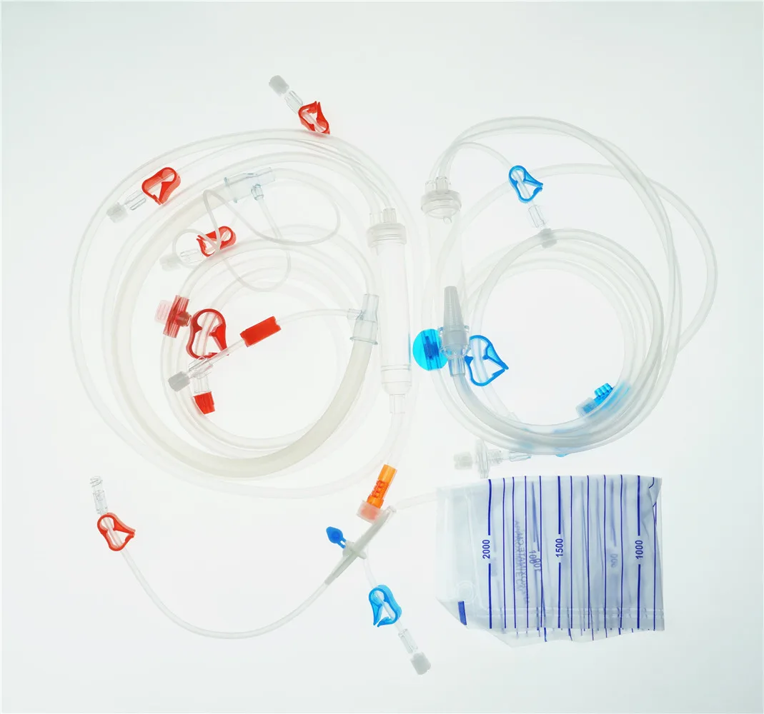 Набор одноразовых диализных трубок для гемодиализа