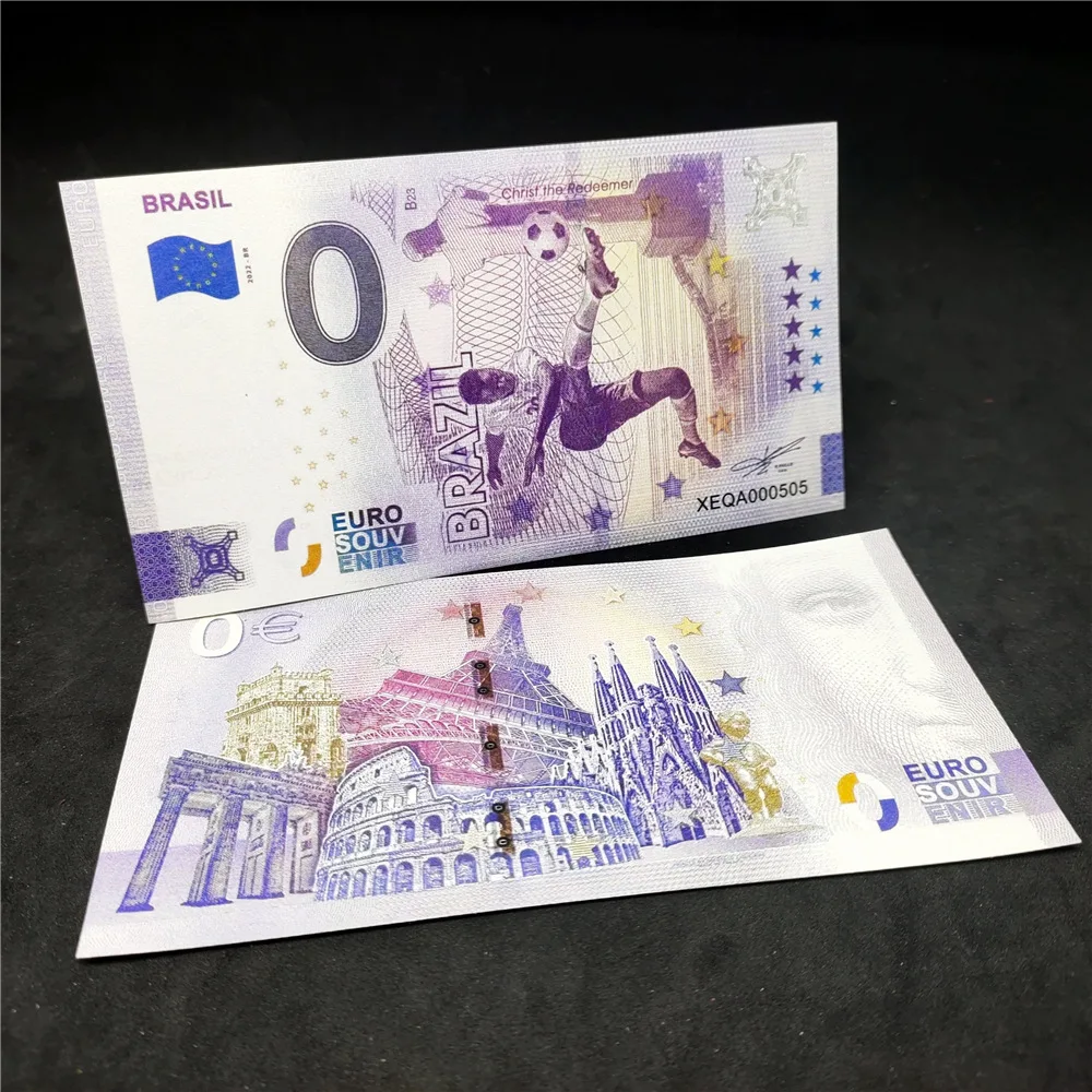 2022  Fluorescent Commemorative Coin Euro Money Football Sports Commemorative Coin Party Novelties