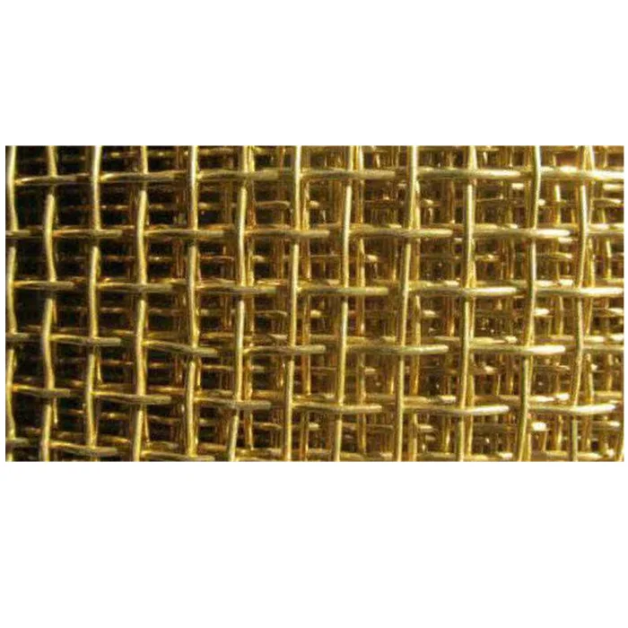 Electromagnetic shield 4 5 6 8 10 mesh red copper/brass /phosphor bronze crimped wire mesh