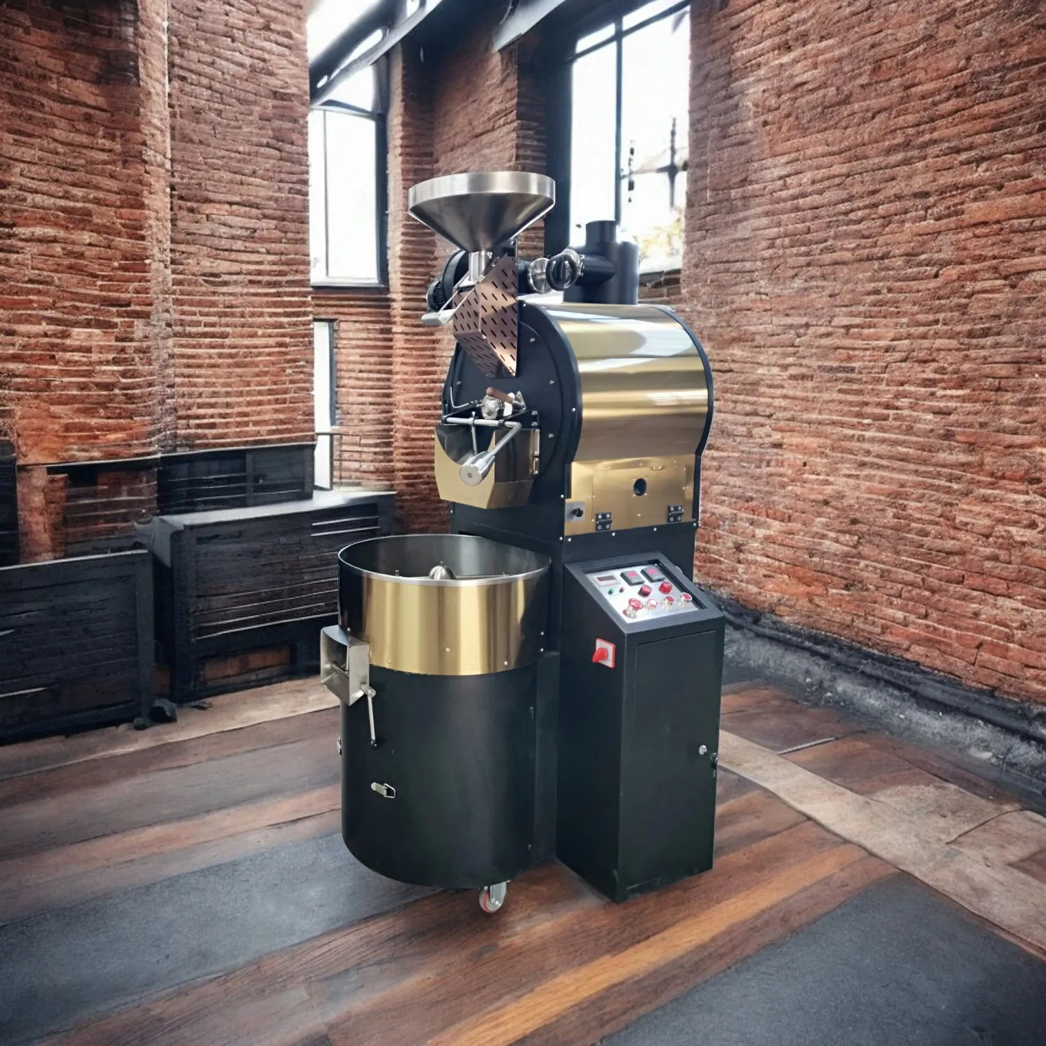 Factory price 6kg Bluetooth App control automatic gas coffee roaster coffee roaster home coffee roaster