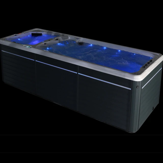 Ponfit Spas 2020 New Swimming Spa Pool, Dual Zone Balboa or Gecko System Spa Pool Massage Swimming Pools