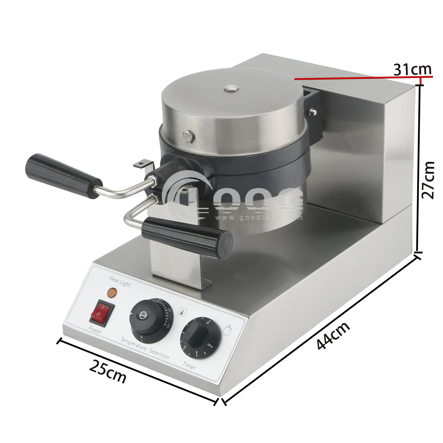Professional Restaurant Equipment Factory Wholesale 110V 220V Commercial Nonstick Mini Belgian Stuffed Waffle Maker Machine