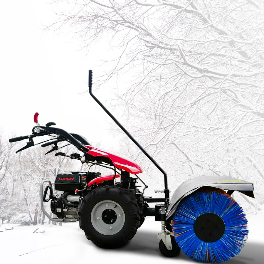China gasoline power Electric Start Hand Push Self-propelled Snow Removal Equipment