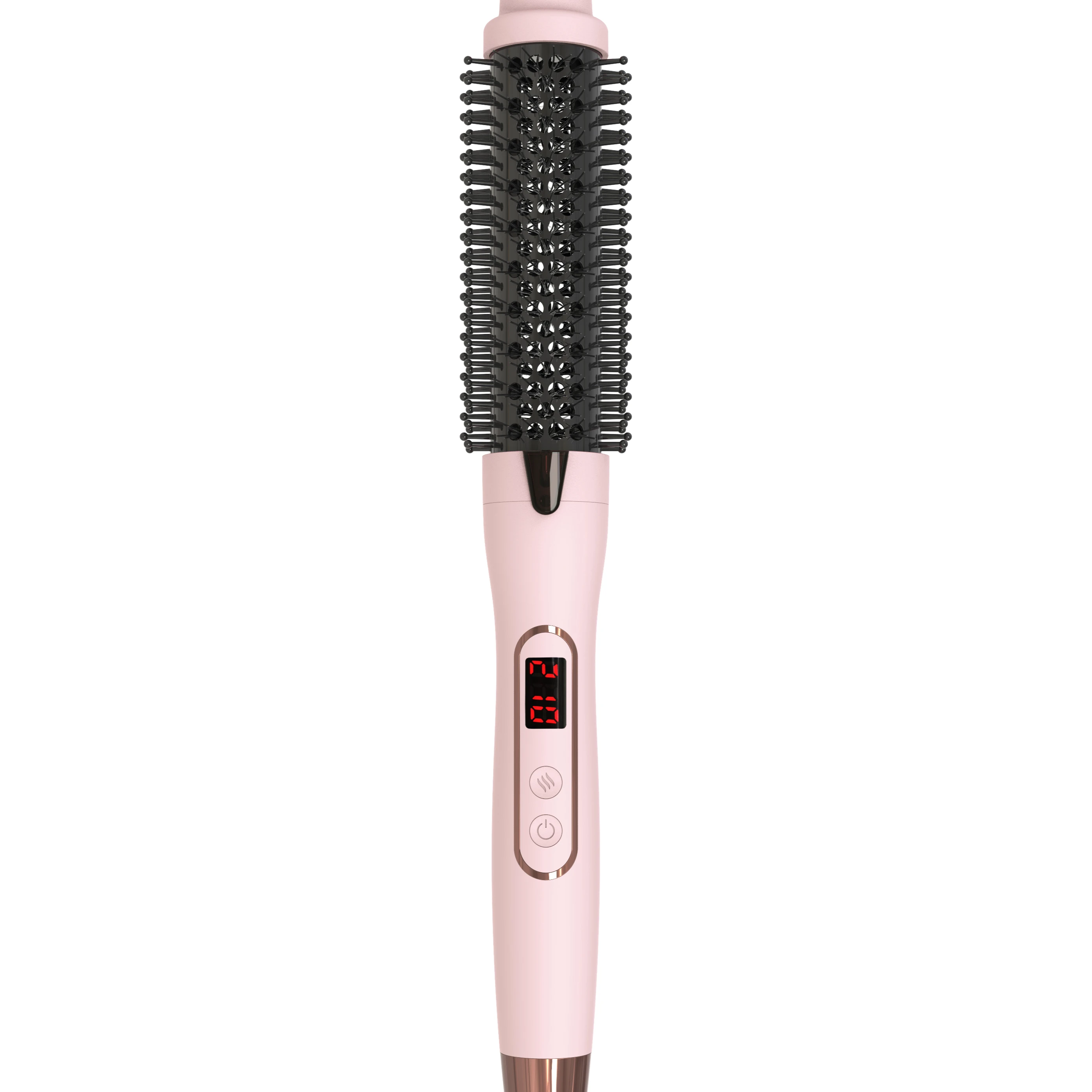 1.5 Inch Thermal Brush Get Voluminous Style, Curling Iron Ceramic  Hot Brush Tourmaline Ionic Curling Wand, Digital Display