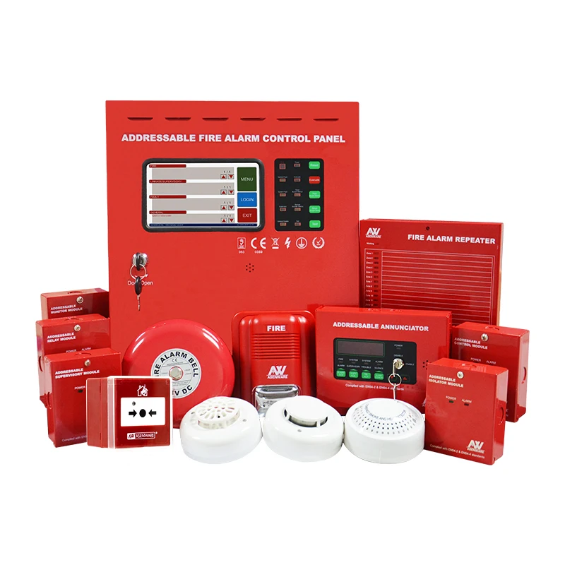 FP100 Addressable Fire Alarm Control Panel 7' Touchscreen 250 points per loop 250 Fire Zone Panel
