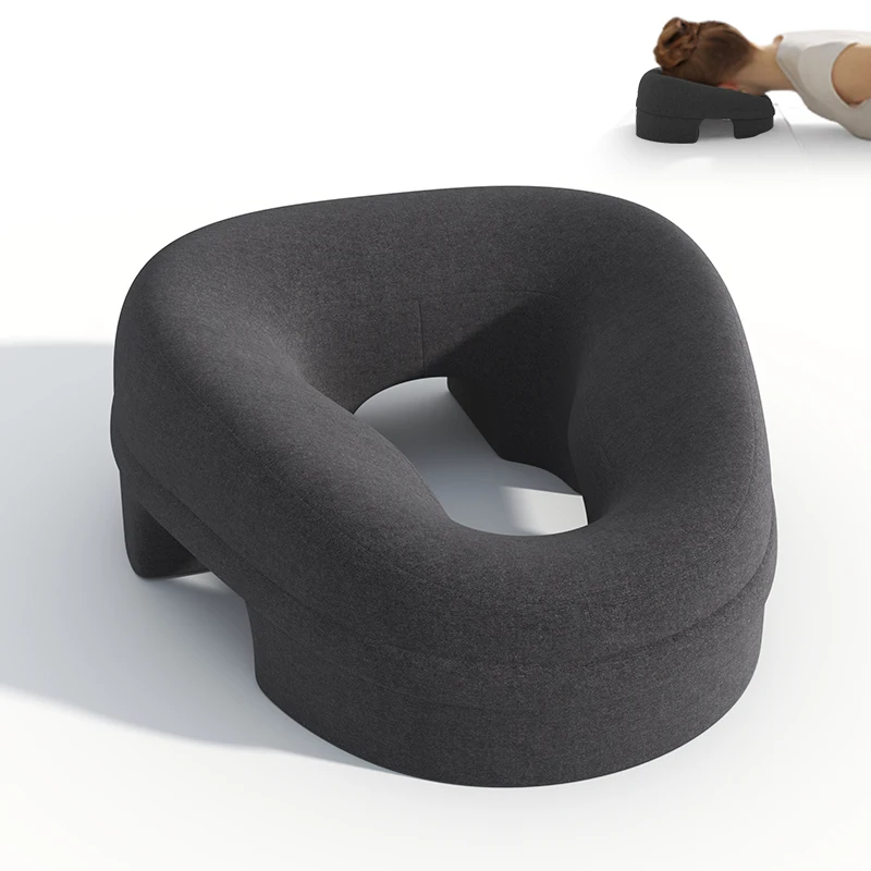 Factory customized face down face pillow High density memory foam beauty salon or office nap face pillow