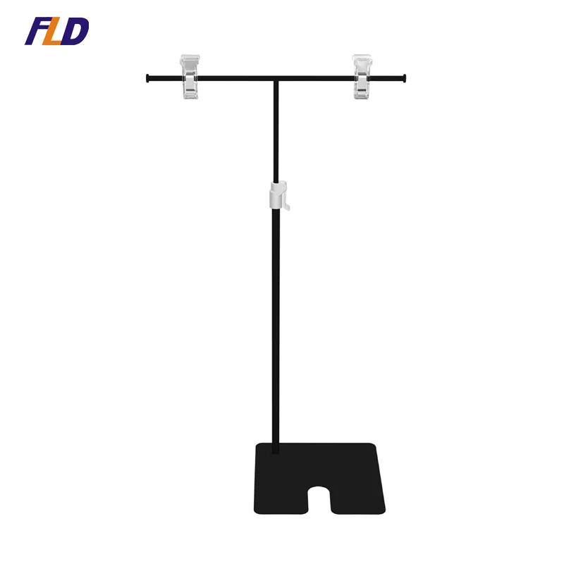 POP poster sign display stands T-Shape Banner Stand Price Tag Sign Holder