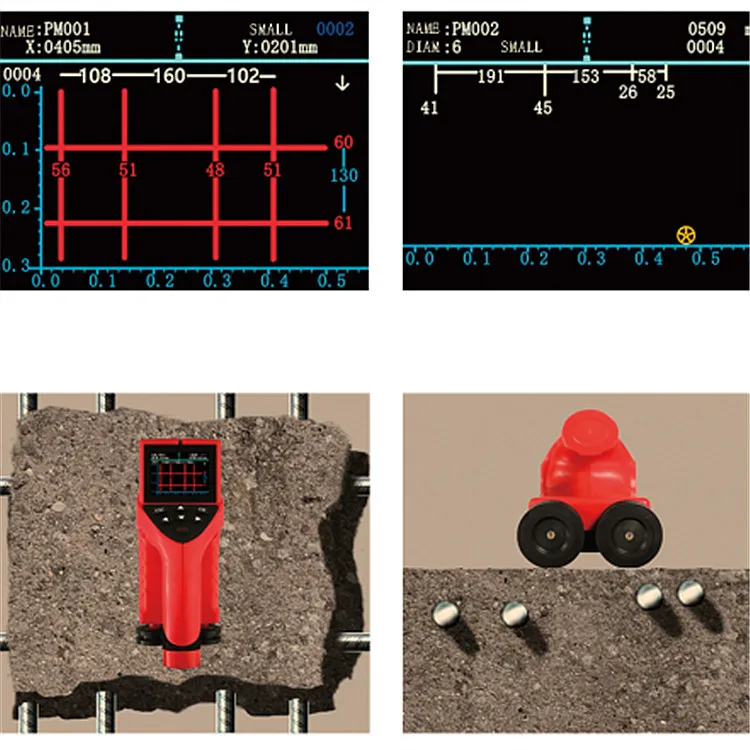 Hand Held Metal Detector JW-JY71 rebar scanner Multifunction Wall Scanner