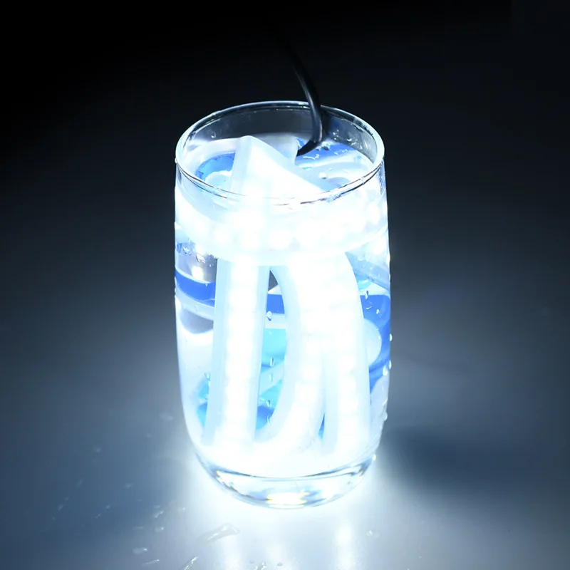 DIY Car Hood Flexible Led Strip Light 12V White Daytime Running Lights Decoration Backlight Long Auto Atmospere Lamp Universal