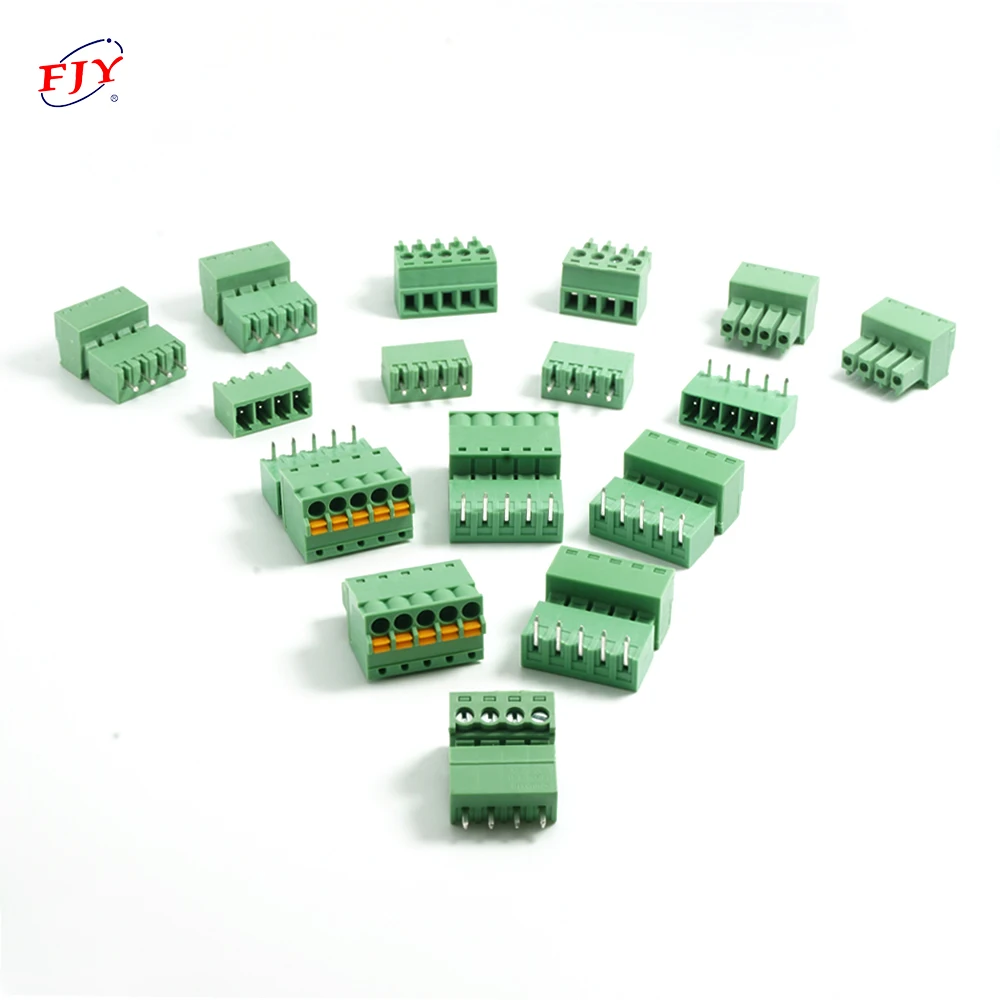 In stock fast delivery 6 pin plug-type pluggable terminal block
