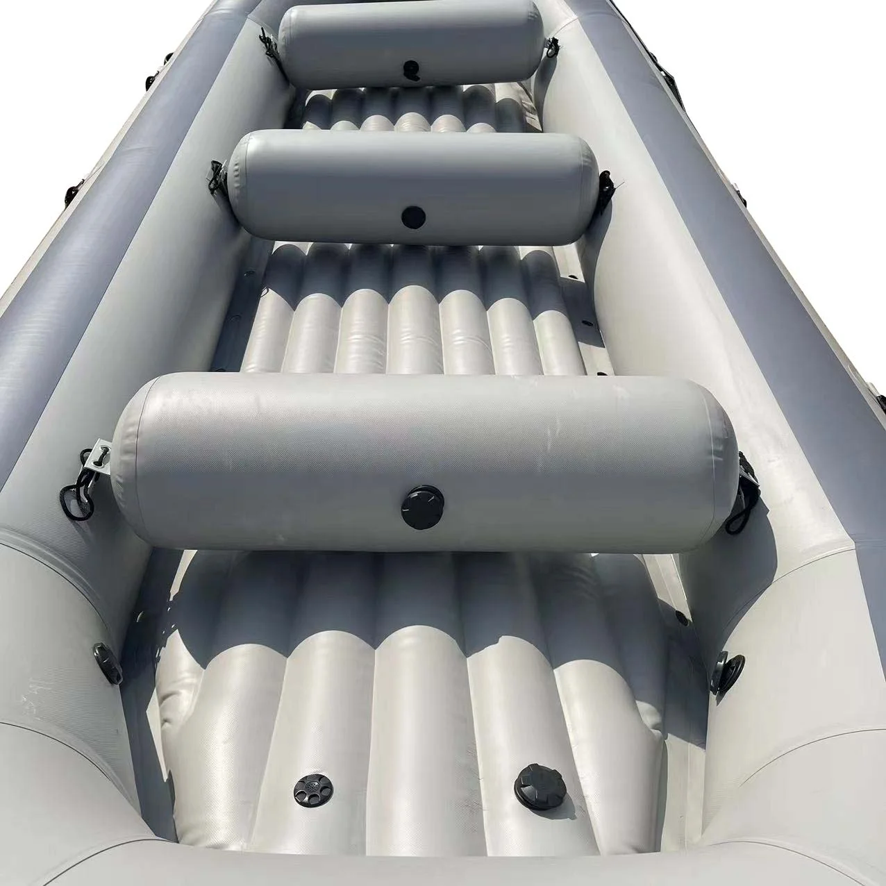 High quality  Inflatable White Water Raft / Rafting Boat With Inflatable Floor