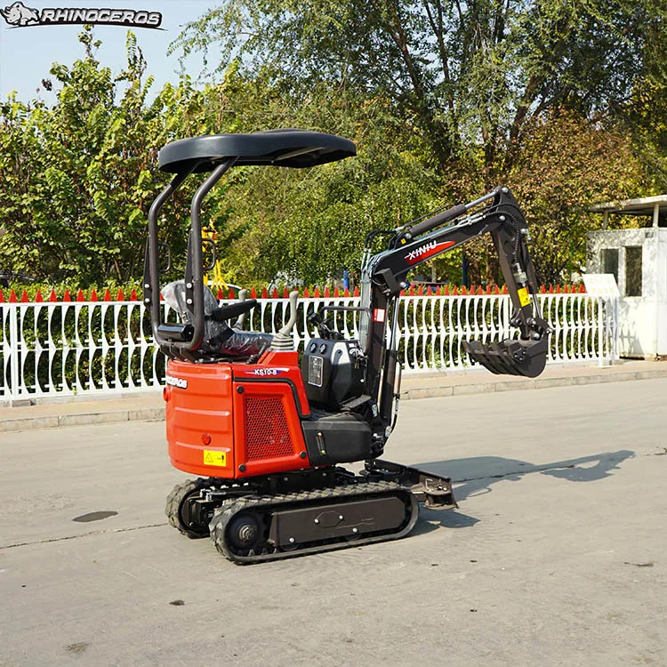 Rhinoceros mini digger KS10-8 CE  certificated crawler type  gasoline engine  cheap mini excavator  for sale