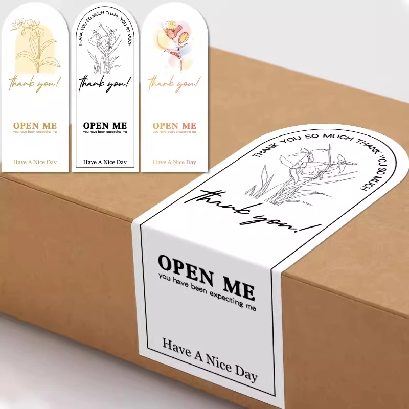 Private Design Labels Self Adhesive Waterproof Sticker Sheets Rectangle Pvc Paper Label Custom Logo Die Cut Label Stickers