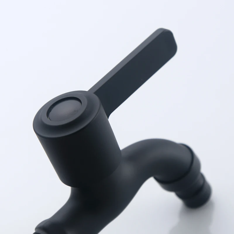 Classic Best-Selling Black Stainless Steel 304 Body Water Tap Brass Cartridge With Iron Spindle