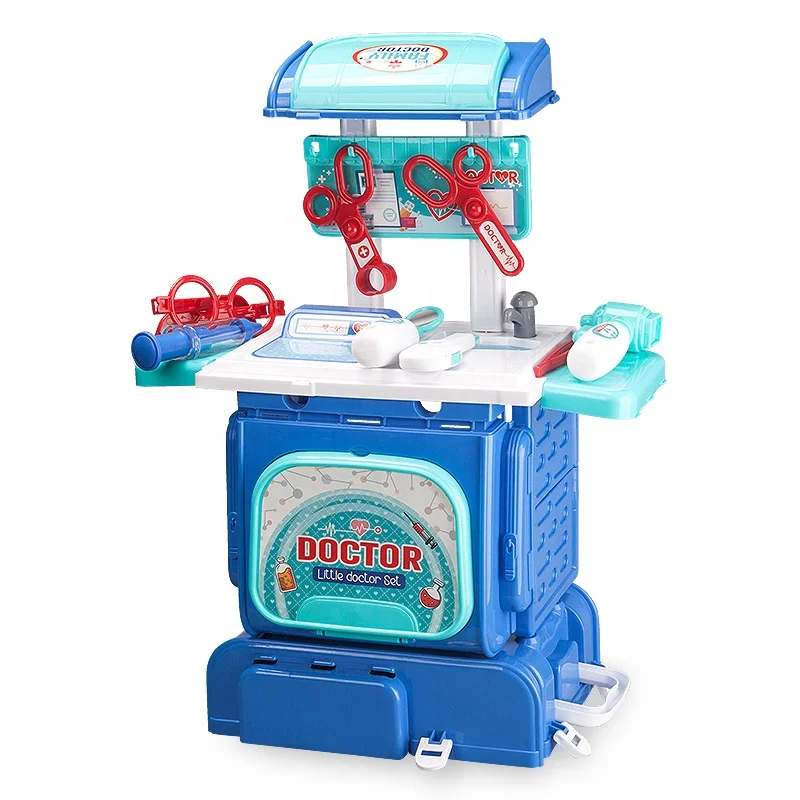 Простая сборка, портативная медицинская школьная сумка, детский докторский комплект для ролевых игр, игрушка