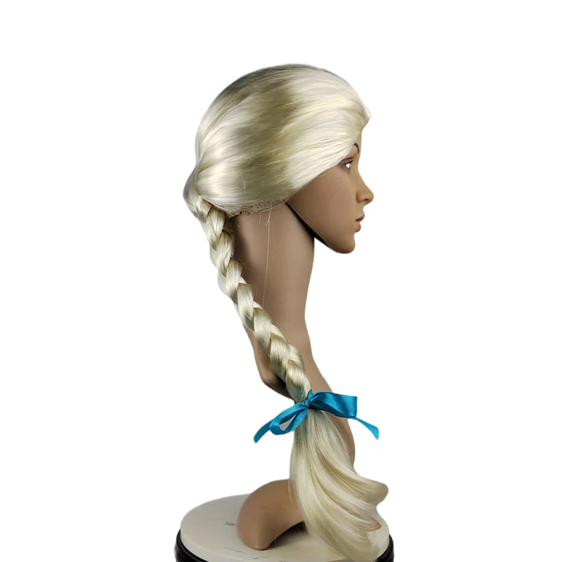 Hot Selling and Factory Wholesale Cosplay Wig of Elsa Princess in Frozen Synthetic Hair Cosplay Wig With Low Price