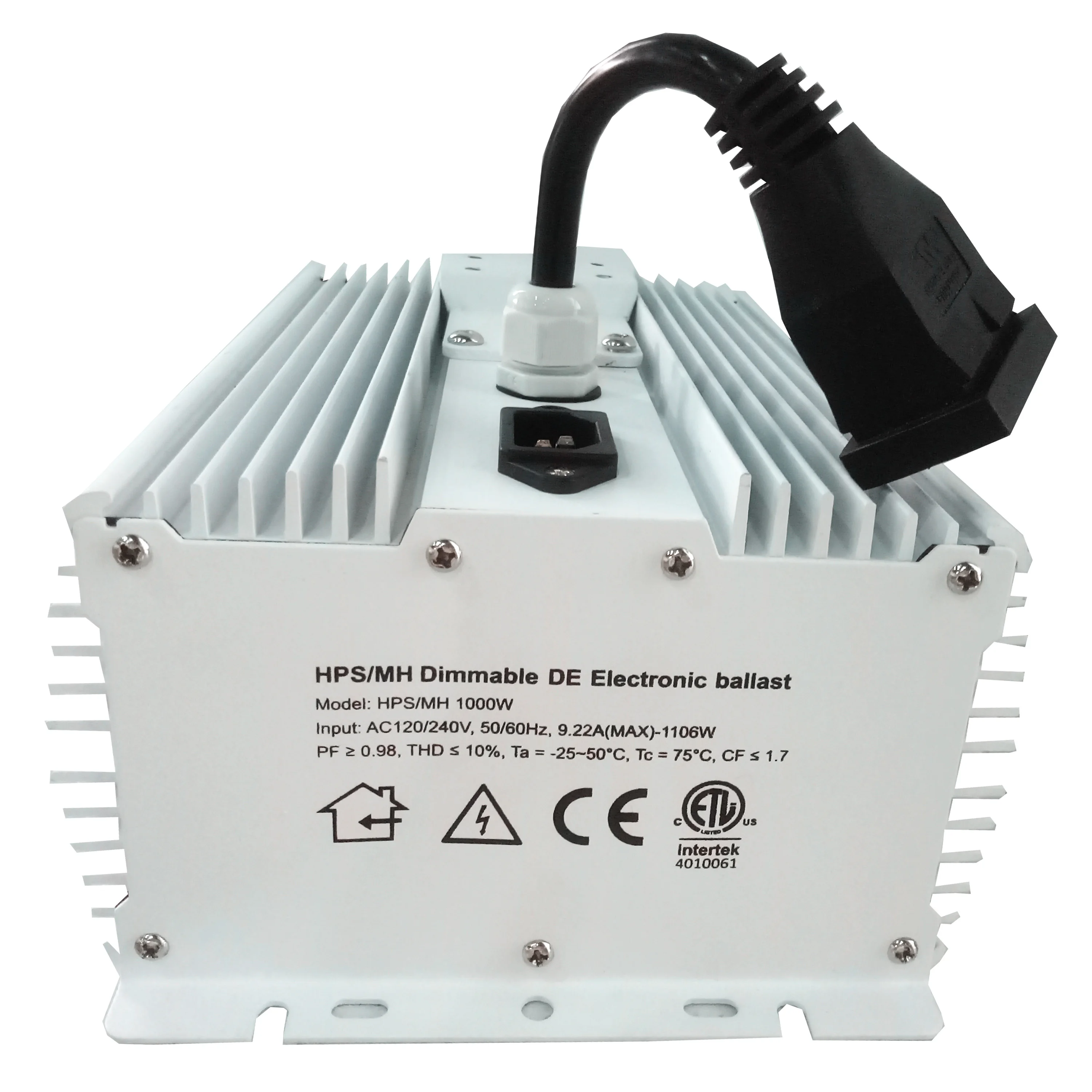 
Low frequency square wave 1000 watt ballast hps mh digital dimmable electronic ballast for high pressure mercury lamp 