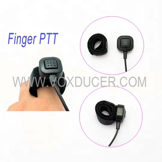 Finger ring PTT button inline microphone spy earpiece for Baofeng UV-5R series BF-490 BF-568 BF-758S BF-777S BF-888S UV-B5 UV-B6