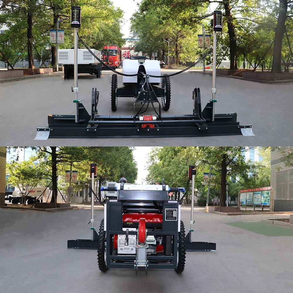 VANSE WS25-2 Gasoline Engine Concrete Laser Leveling Machine Self Leveling Concrete Laser Levelling Machine With Receiver