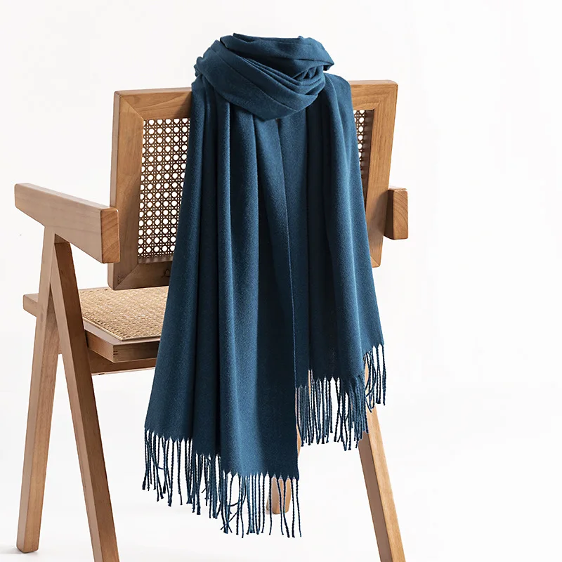 70*200mm Fashion Lady Warm Long Pure Color Shawl Cashmere Winter Scarf Womens cashmere pashmina scarf