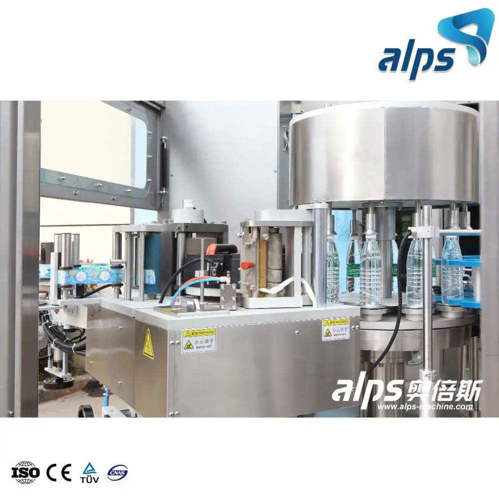 High Quality Rotary Type Mineral Water Beverage Bottle Hot Glue Opp Labeling Machine