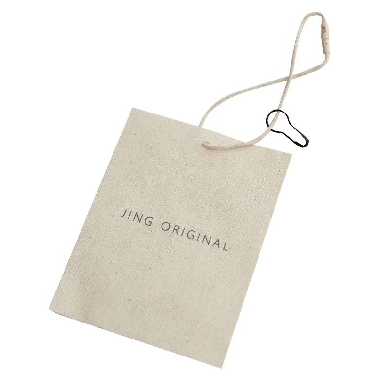 Простая индивидуальная одежда, висячая бирка на заказ, хлопковое белье, Модная креативная Женская тканевая подвесная бирка