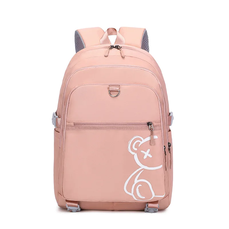 Wholesale backpack fashion lovely backpack large capacity high school bag popular bear student bag