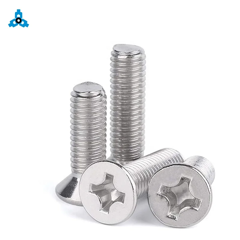 screw manufacturer Phillips Countersunk Flat Head Stainless Steel Screws OEM pan head screws