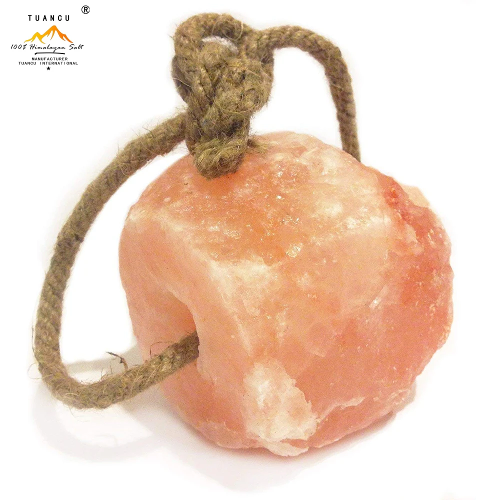 100%Pure Natural Animal Pet Wellness Rock Lick Salt Block Himalayan With Rope Rich in mineral